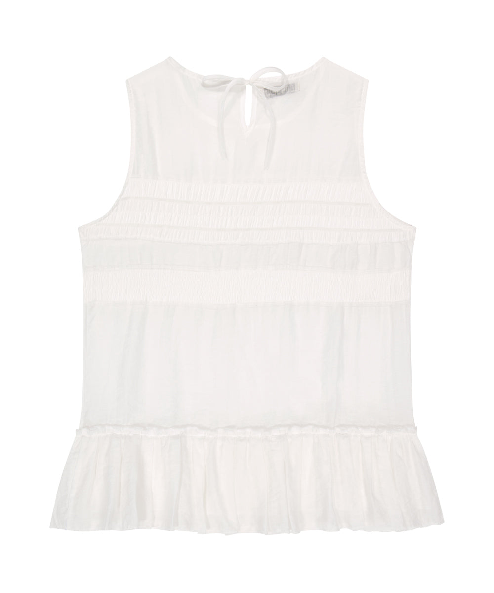 Coyseio - Sheer Layered Sleeveless (White) product image 19 | TRAB K-Fashion Australia