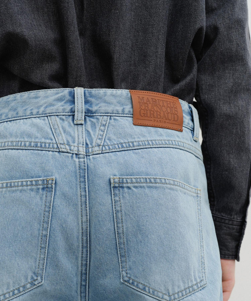 Marithe & Francois Girbaud - High Straight Denim Pants (Light Blue) product image 2 | TRAB K-Fashion Australia