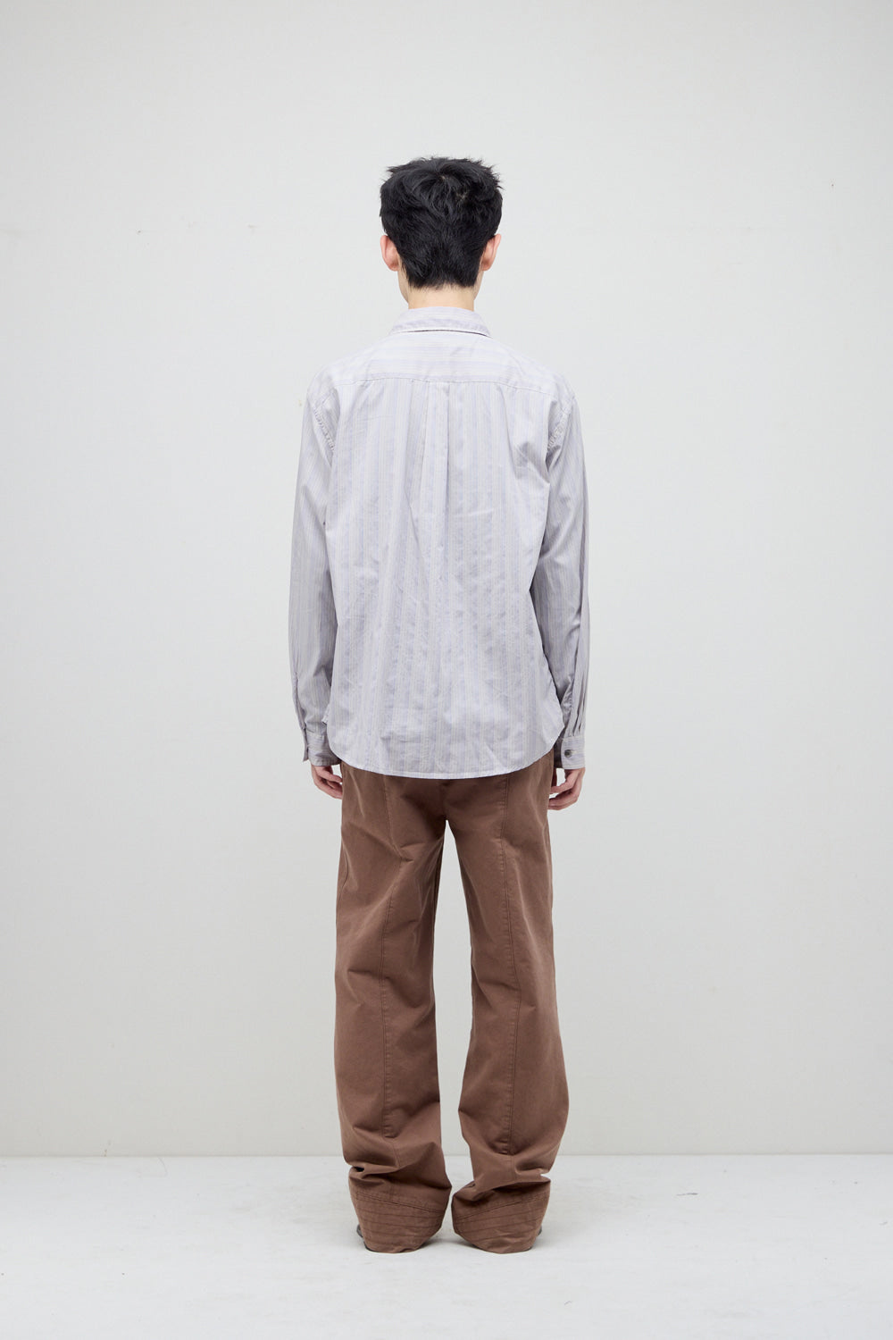 Hatchingroom - Museum Shirt Pajama Stripe (Purple Grey) product image 4 | TRAB K-Fashion Australia