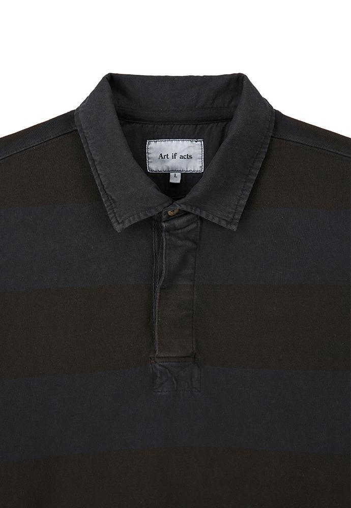 Art if acts - Garment Dyed Rugby Tee (Faded Charcoal) product image 9 | TRAB K-Fashion Australia