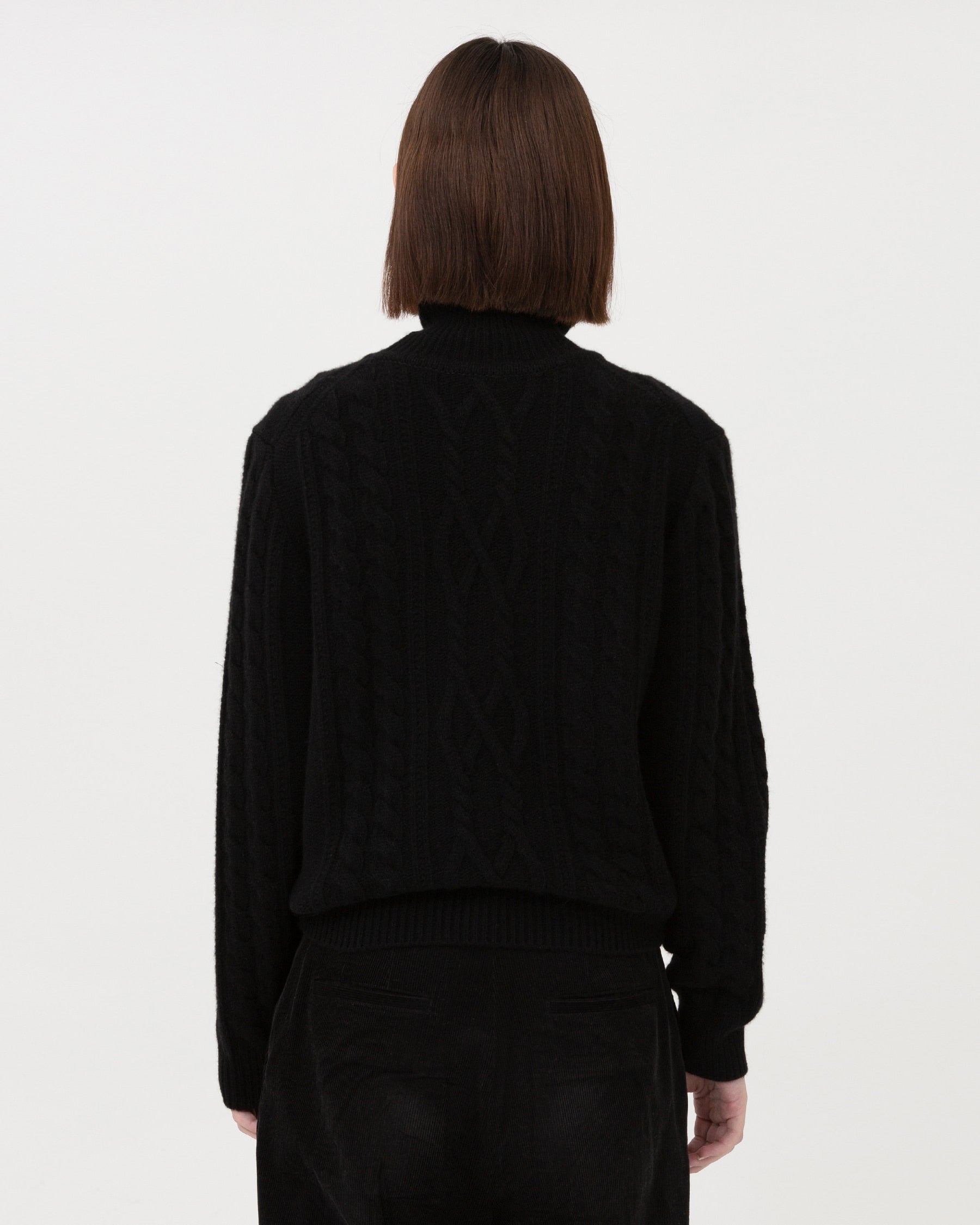 Brownyard - High Neck Sweater (Black) product image 2 | TRAB K-Fashion Australia
