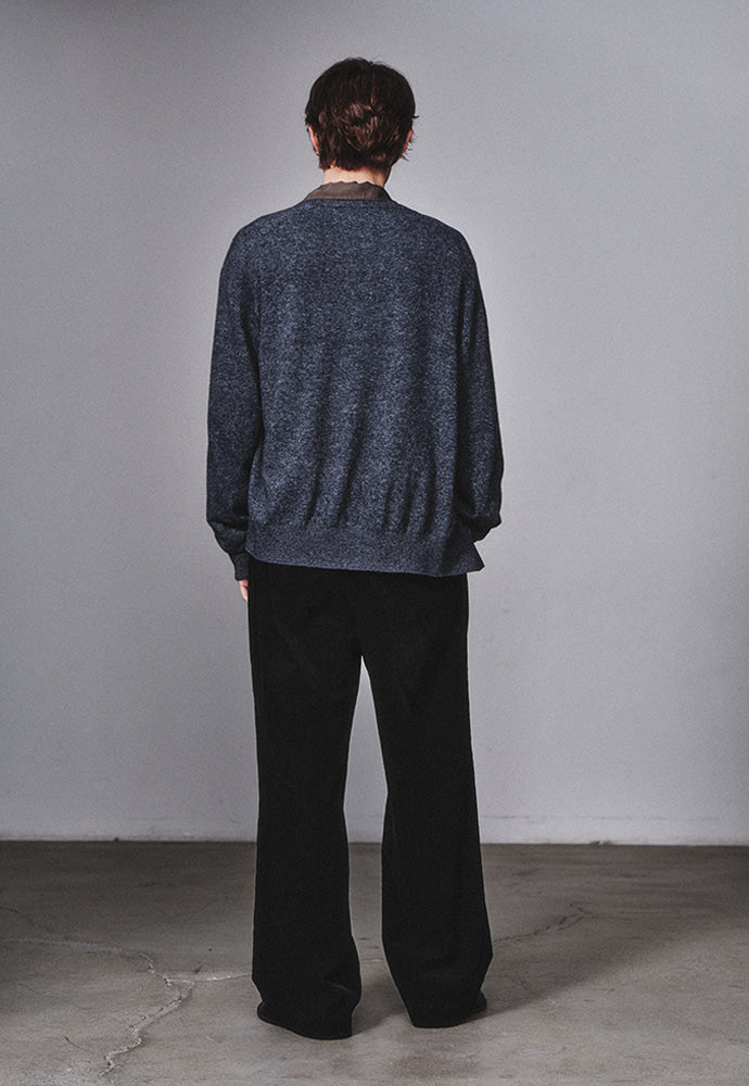 Art if acts - Wholegarment Round Neck Cardigan (Charcoal) product image 3 | TRAB K-Fashion Australia