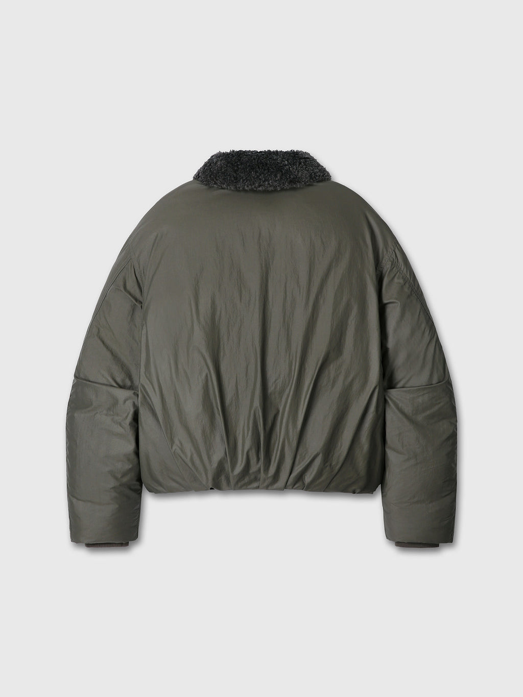 Tonywack - Shearling Collar Puffer Blouson (Olive) product image 8 | TRAB K-Fashion Australia