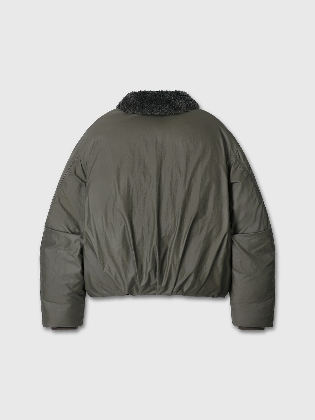 Tonywack - Shearling Collar Puffer Blouson (Olive) product image 8 | TRAB K-Fashion Australia