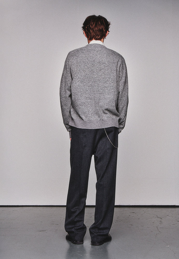 Art if acts - Wholegarment Round Neck Cardigan (Ash) product image 3 | TRAB K-Fashion Australia