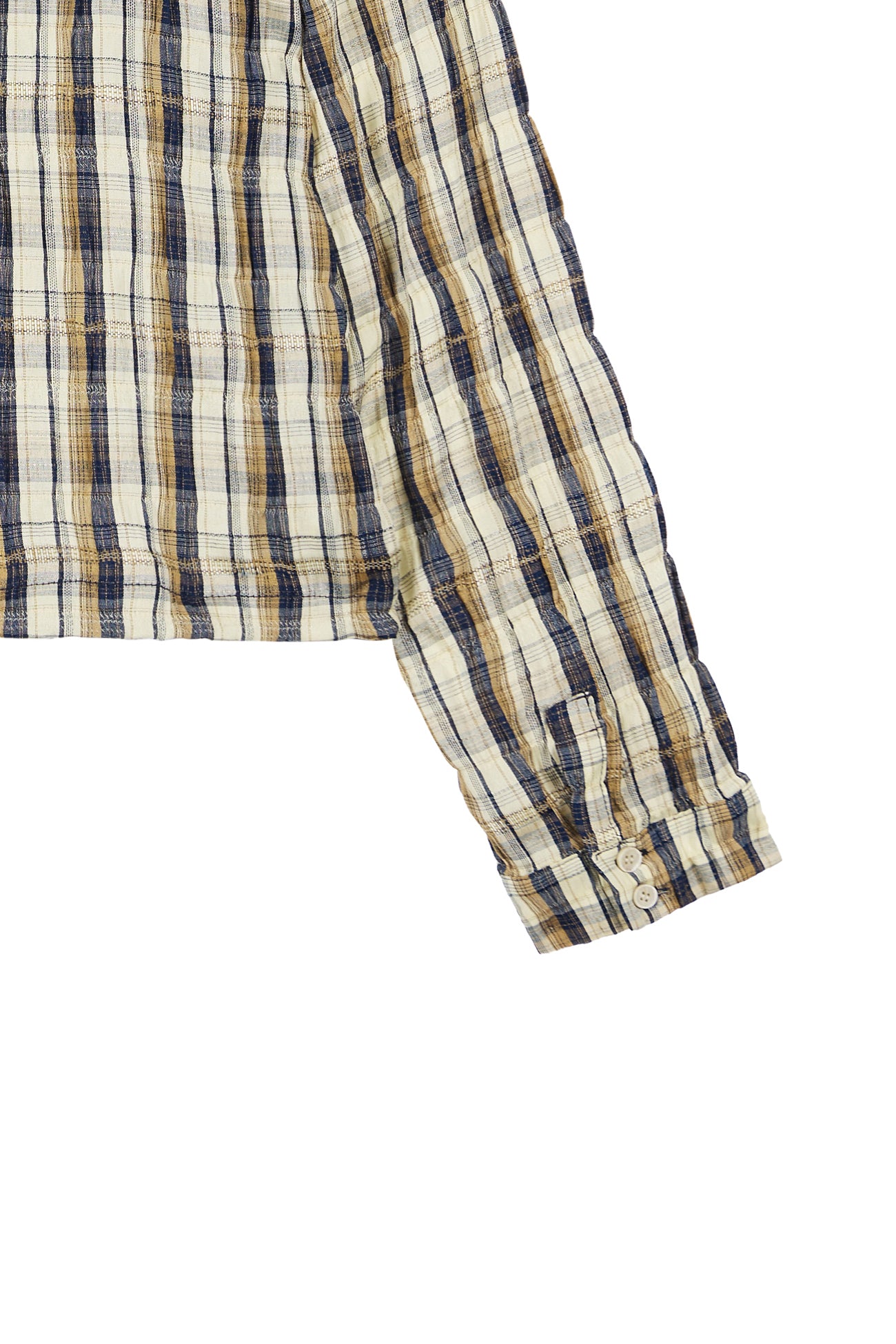 Deinet - Deinet Back Logo Check Hoodie Shirts (Brown) product image 5 | TRAB K-Fashion Australia