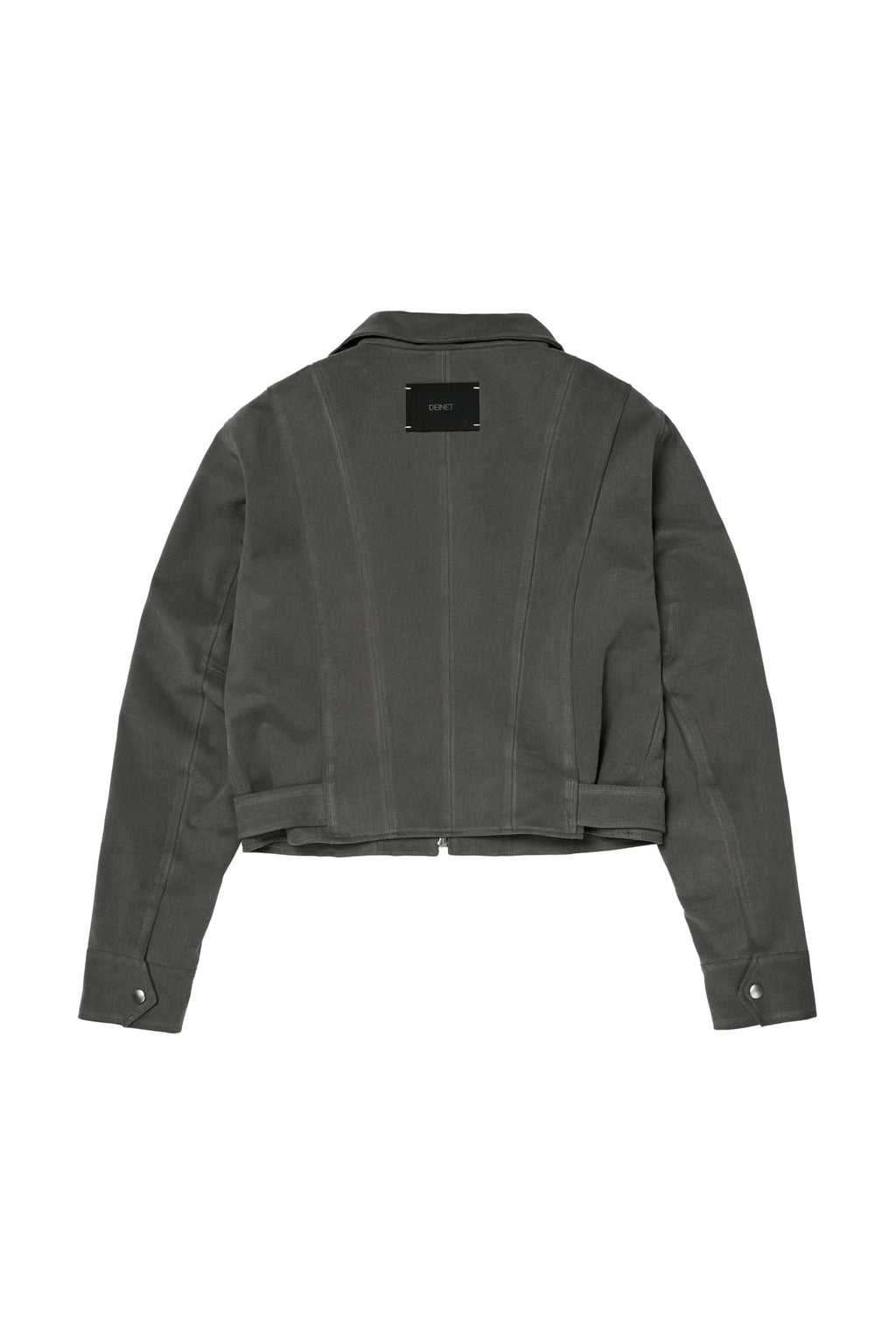 Deinet - Deinet Belted Cotton Jacket (Charcoal) product image 14 | TRAB K-Fashion Australia