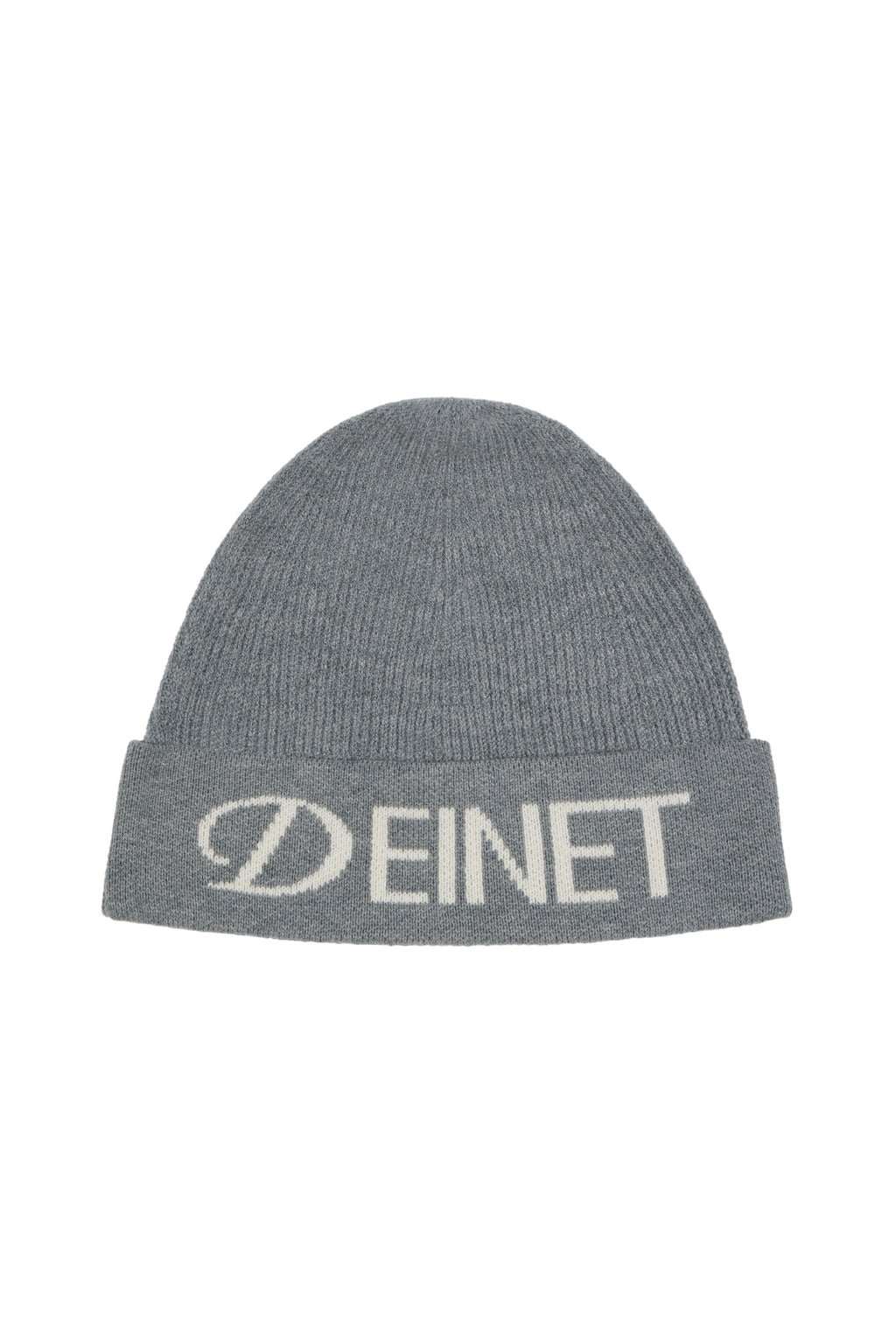 Deinet - Signature Deinet Logo Knit Beanie (Grey) product image 1 | TRAB K-Fashion Australia