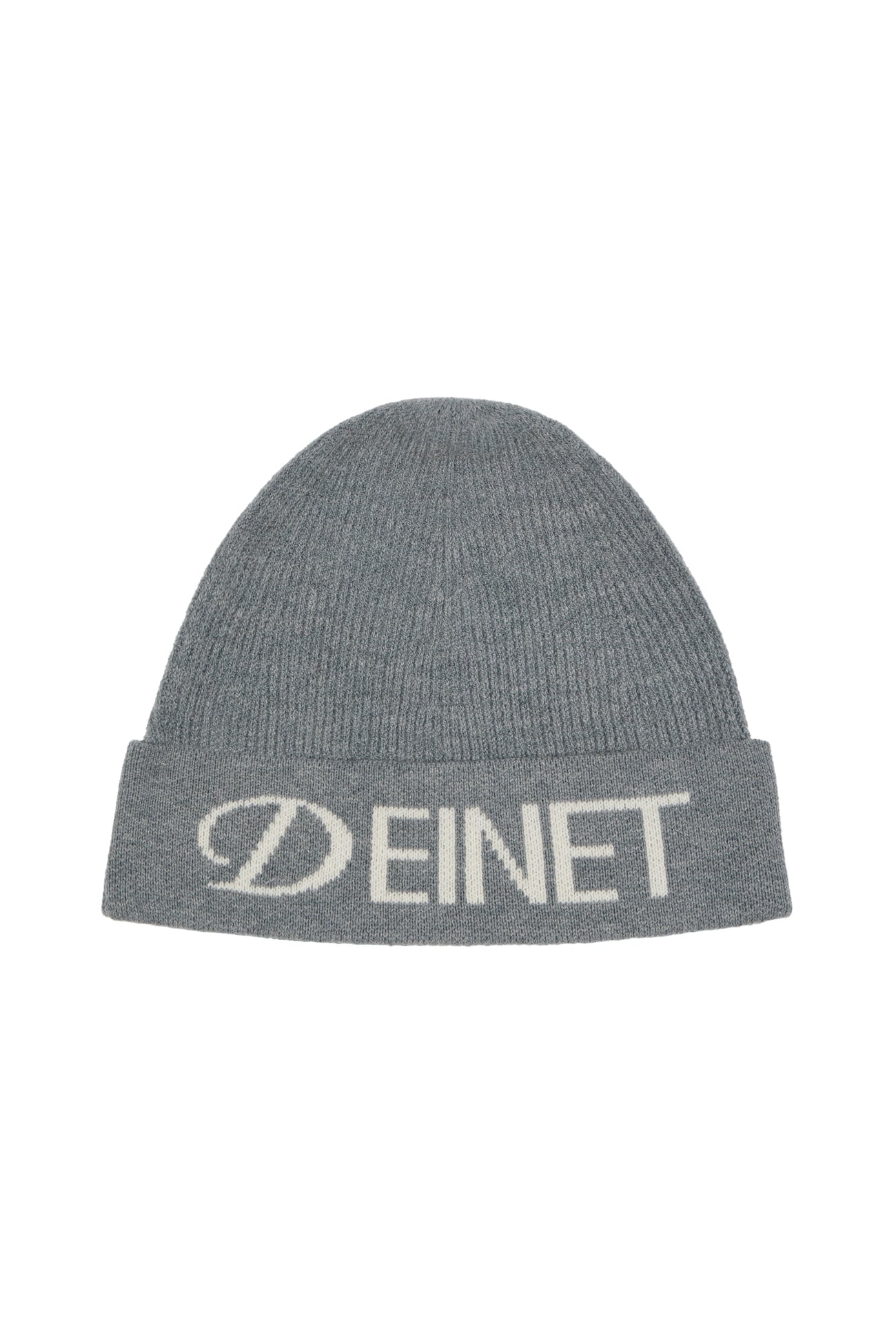 Deinet - Signature Deinet Logo Knit Beanie (Grey) product image 1 | TRAB K-Fashion Australia