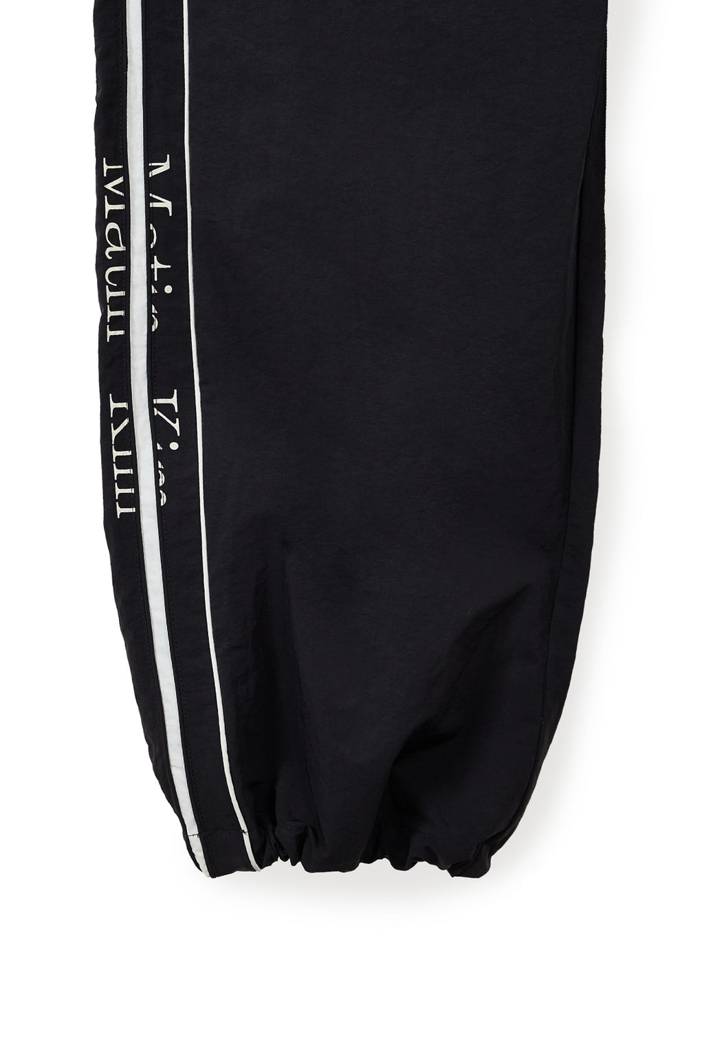 Matin Kim - Side Logo Wide Track Pants (Black) product image 5 | TRAB K-Fashion Australia