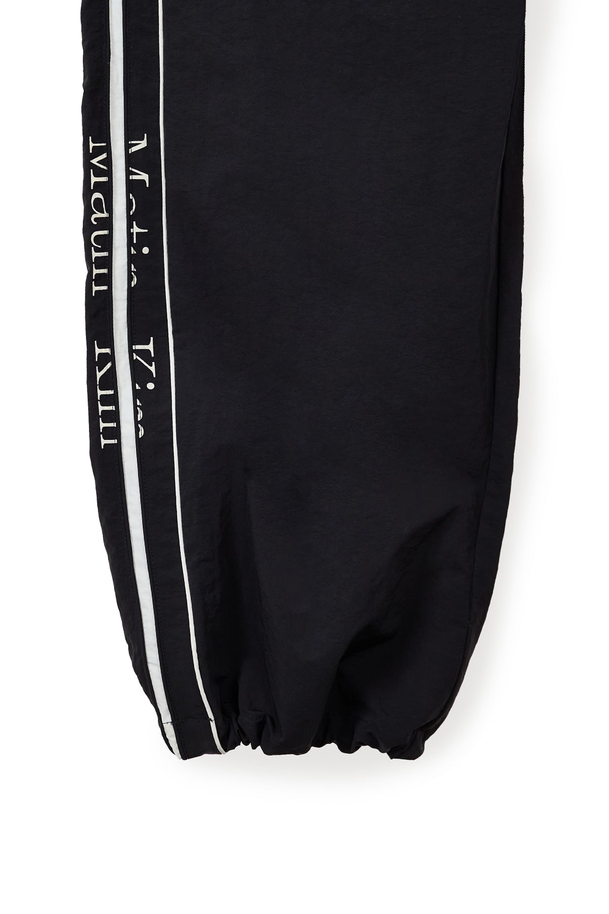 Matin Kim - Side Logo Wide Track Pants (Black) product image 5 | TRAB K-Fashion Australia