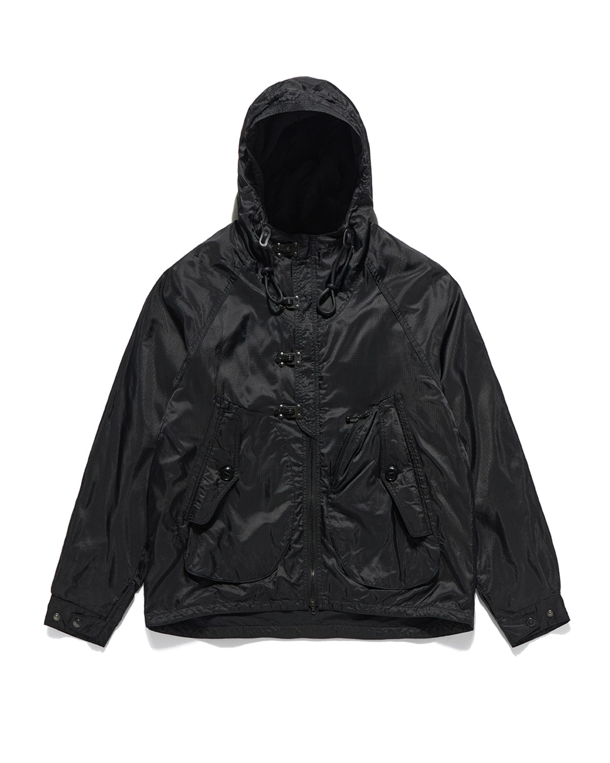 Eastlogue - Deck Hoodie Parka (Black Ripstop) product image 2 | TRAB K-Fashion Australia