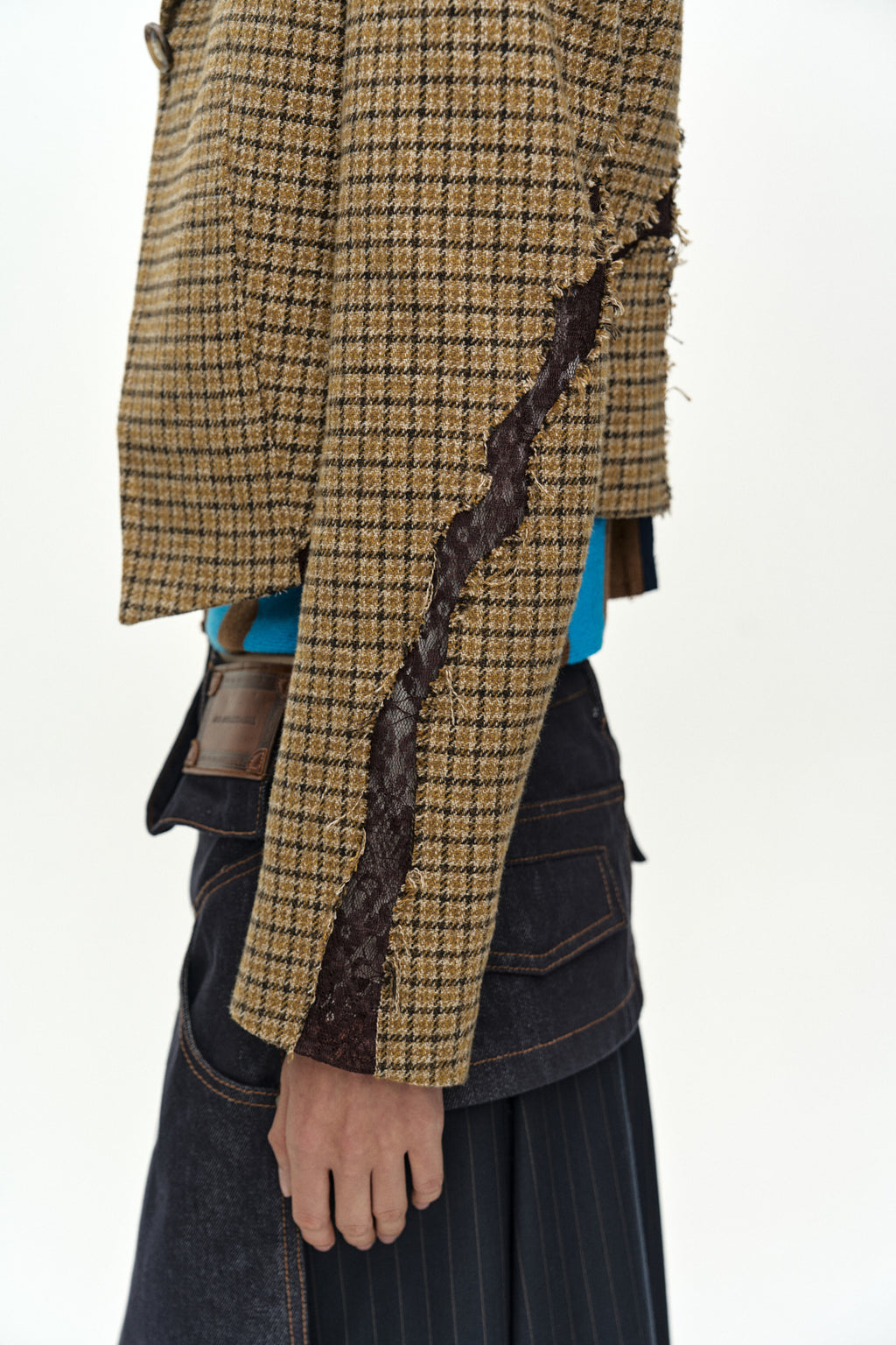 Andersson Bell - Lace Cut-Out Blazer (Beige) product image 5 | TRAB K-Fashion Australia