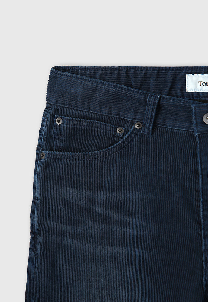 Tonywack - Indigo Garment-Dyed Straight Cut Corduroy Pants (Faded Indigo) product image 11 | TRAB K-Fashion Australia