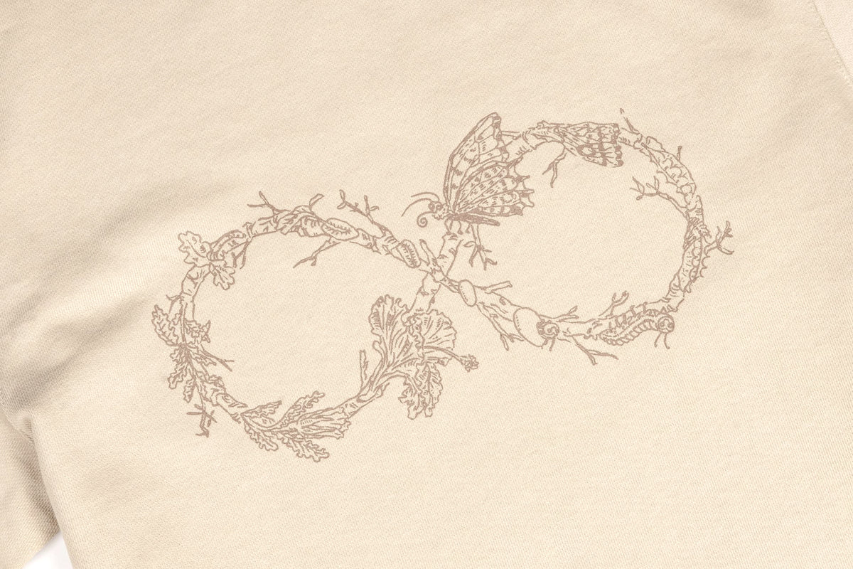 Ioedle - Möbius Cycle T-Shirt (Beige) product image 4 | TRAB K-Fashion Australia