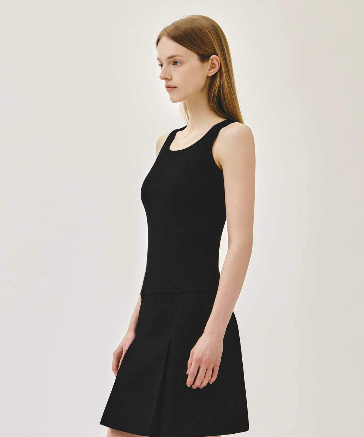 Marithe & Francois Girbaud - Regular Logo Sleeveless (Black) product image 2 | TRAB K-Fashion Australia