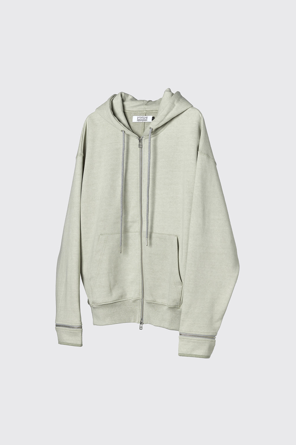Hatchingroom - Boxer Zip Hoodie Pigment Dyed (Olive) product image 2 | TRAB K-Fashion Australia