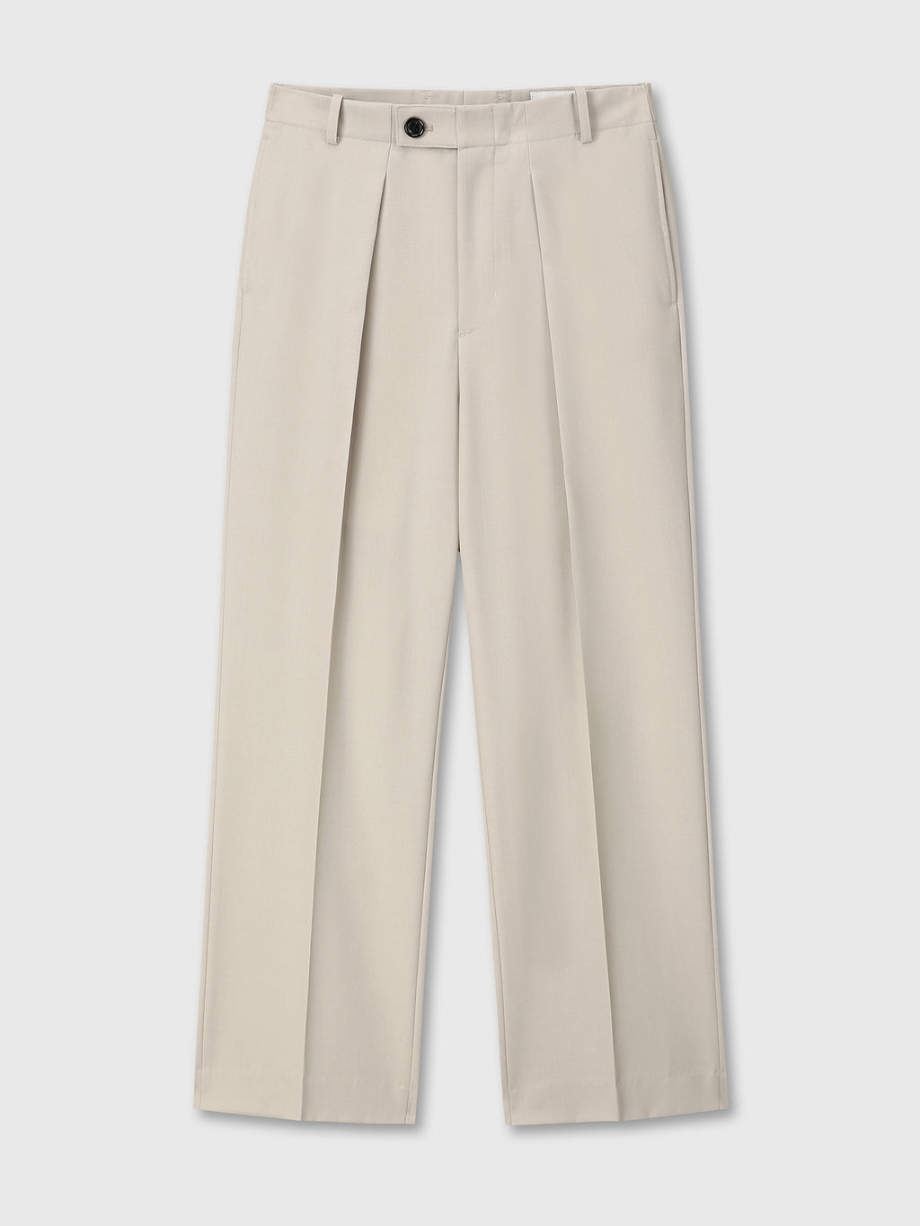 Tonywack - Wool Twill Pleated Tailored Trousers (Ivory) product image 9 | TRAB K-Fashion Australia