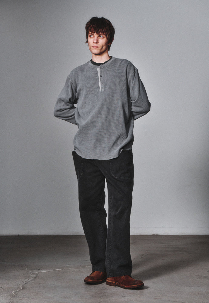 Art if acts - Garment Dyed Waffle Henley (Cliff) product image 4 | TRAB K-Fashion Australia