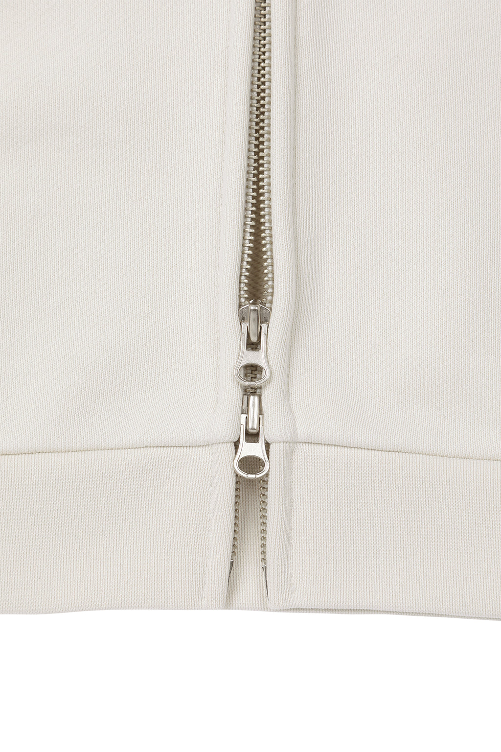 Deinet - German Lettering Hoodie Zip-Up (Ivory) product image 15 | TRAB K-Fashion Australia