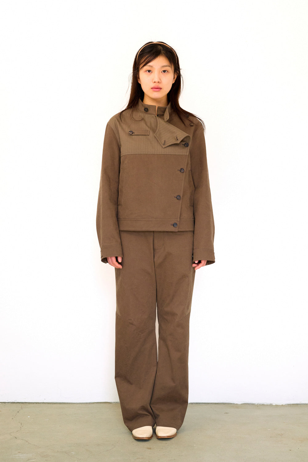 Hatchingroom - Fencing Jacket (Mud Brown) product image 7 | TRAB K-Fashion Australia