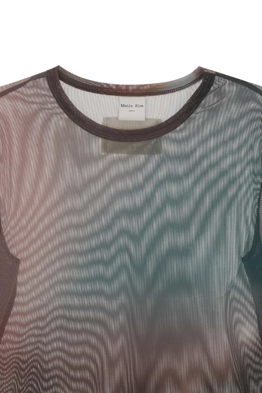 Matin Kim - [Pre-Order – Ships August 25] Flash Printed Mesh Top (Khaki) product image 3 | TRAB K-Fashion Australia