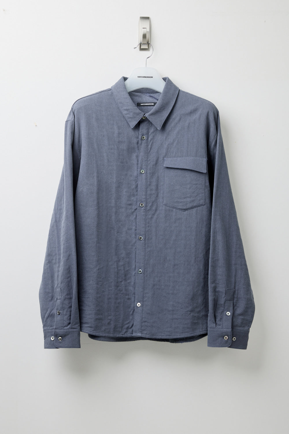 Hatchingroom - Curved Shirt (Dyed Blue) product image 1 | TRAB K-Fashion Australia