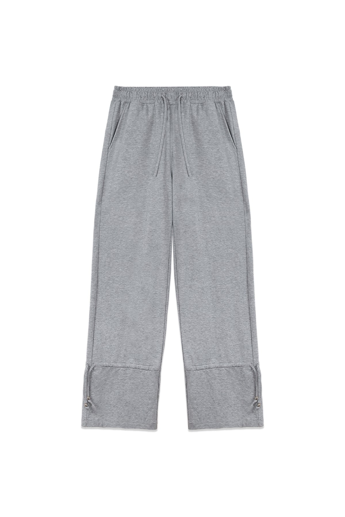 Matin Kim - String Detail Sweatpants (Grey) product image 4 | TRAB K-Fashion Australia