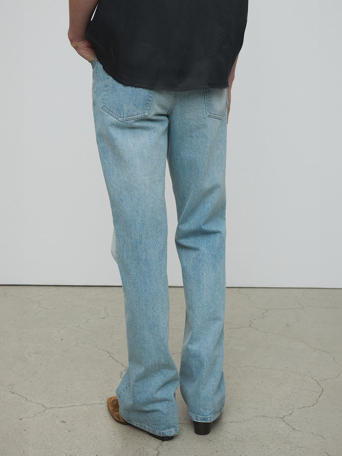 Tonywack - Flared Leg Denim Jeans (Washed Light Blue) product image 4 | TRAB K-Fashion Australia