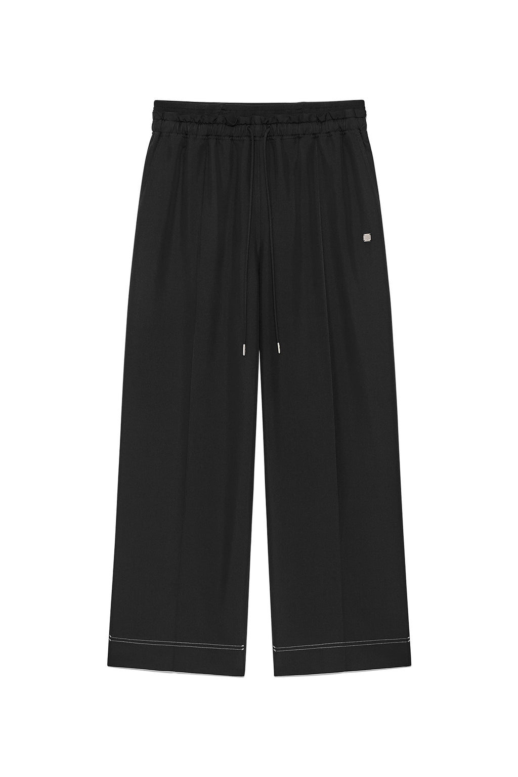 Matin Kim - Layered Banding Sweatpants (Black) product image 1 | TRAB K-Fashion Australia