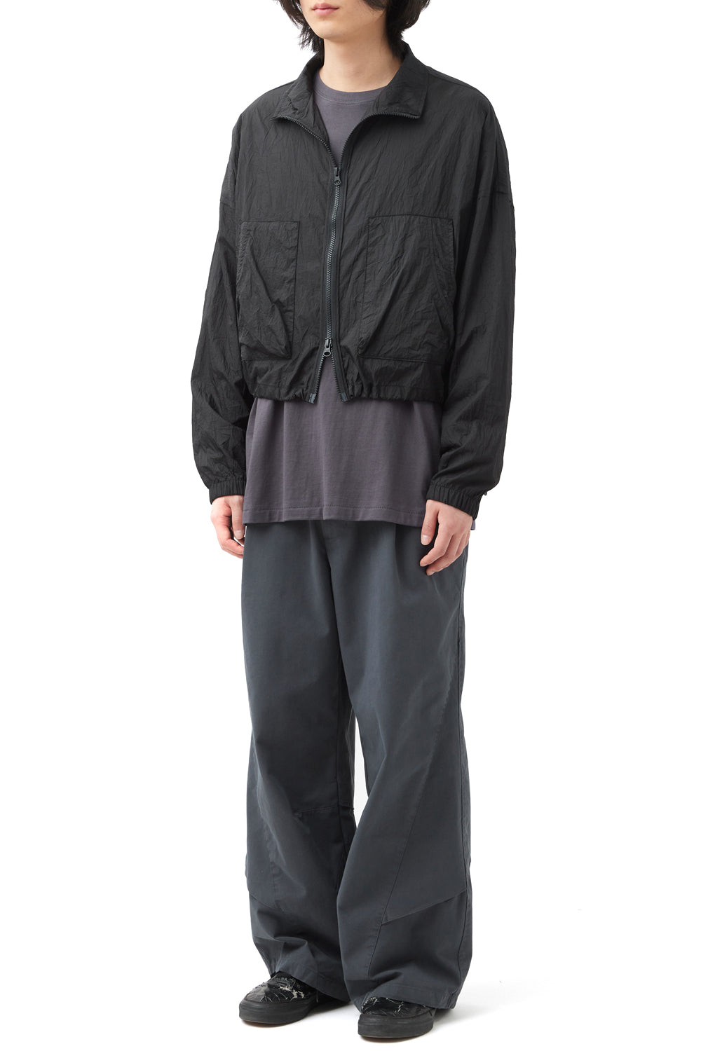 Hatchingroom - Bolero Jacket Creased (Black) product image 6 | TRAB K-Fashion Australia
