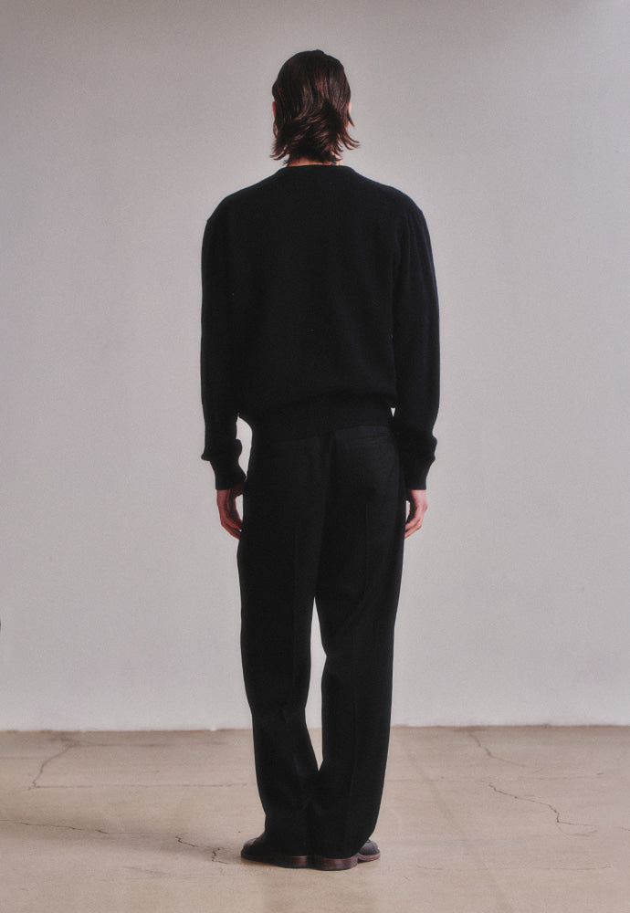 Art if acts - Cashmere V-Neck Knit (Black) product image 5 | TRAB K-Fashion Australia