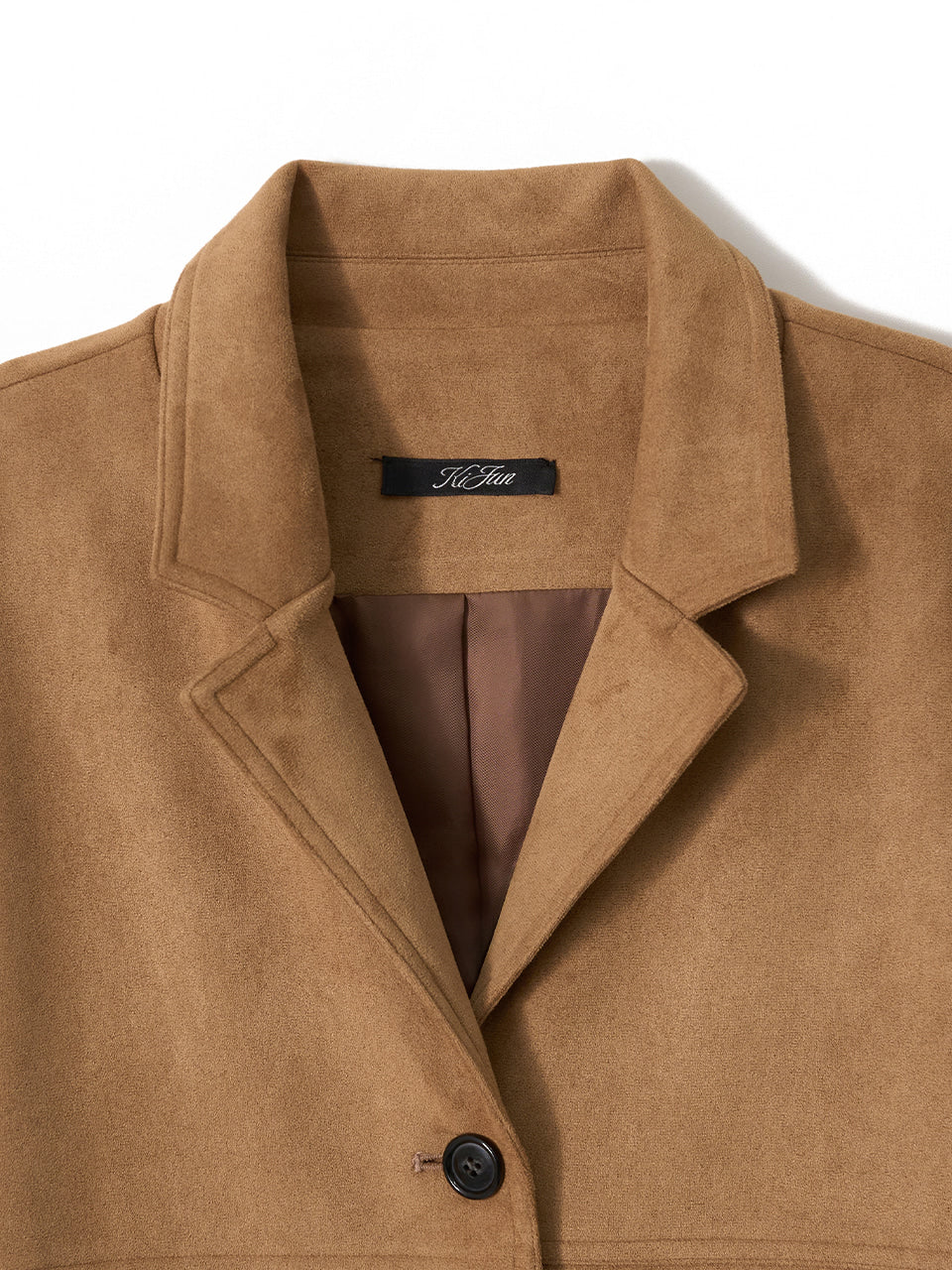 Kijun - Essential Suede Jacket (Camel) product image 10 | TRAB K-Fashion Australia