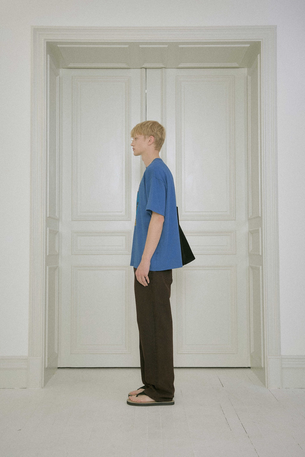 Stu - Straight Denim Pants (Brown) product image 3 | TRAB K-Fashion Australia