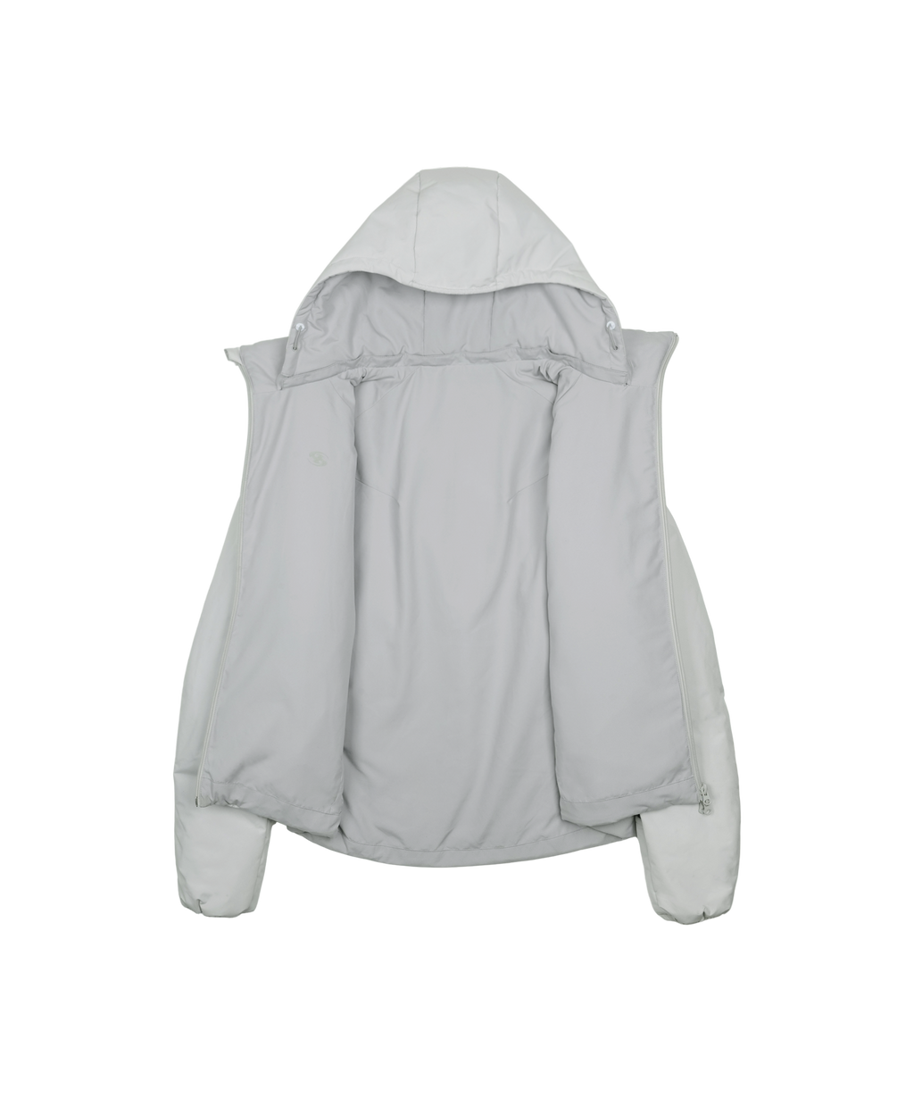 San San Gear - Reversible Puffer Jacket (Light Grey) product image 14 | TRAB K-Fashion Australia