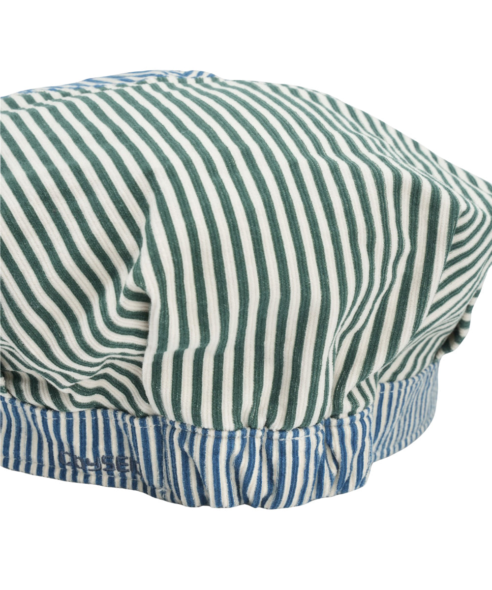 Coyseio - Striped Pintuck Puff Cap (Green) product image 14 | TRAB K-Fashion Australia