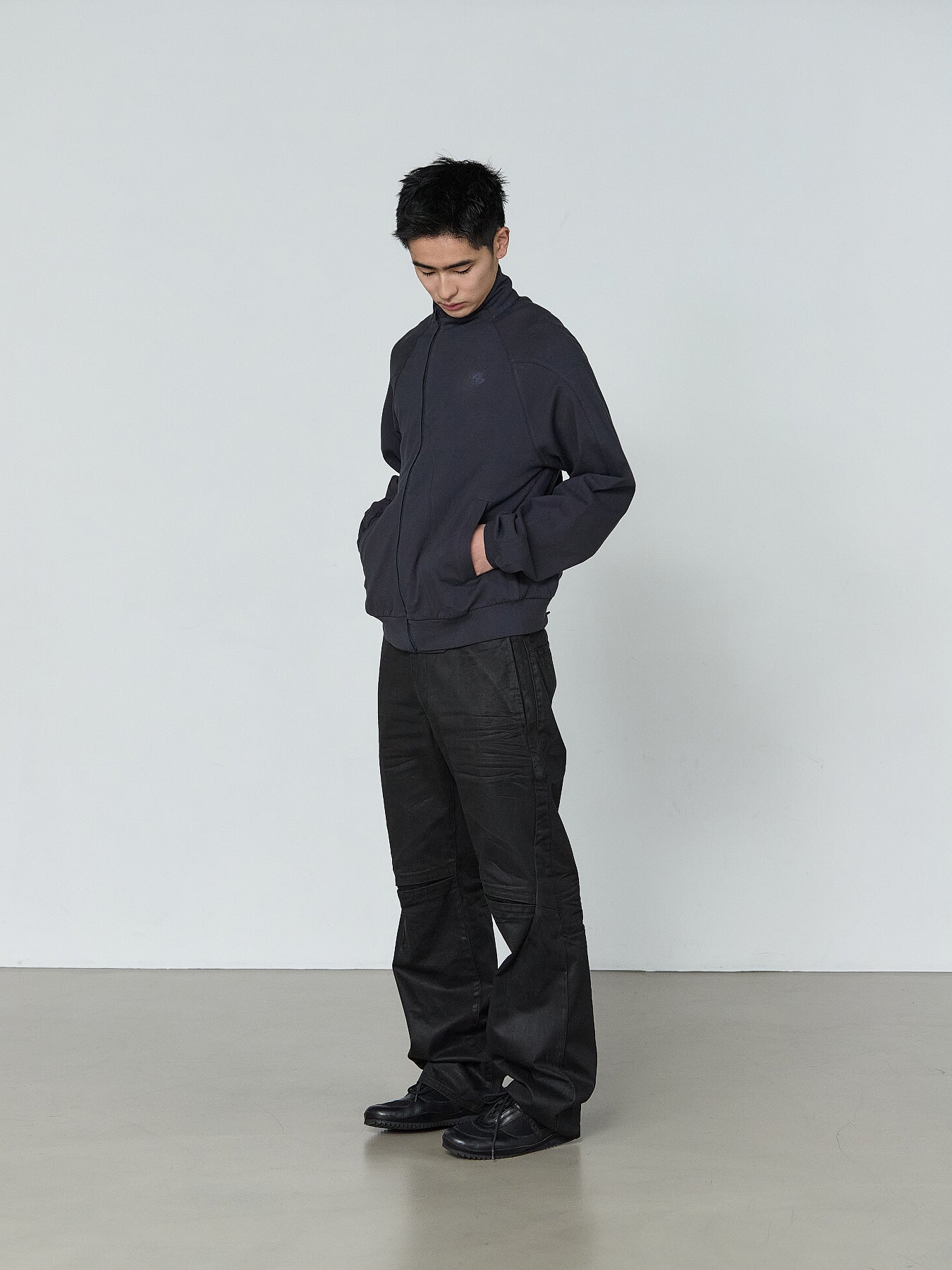 San San Gear - Coated Pants (Black) product image 1 | TRAB K-Fashion Australia