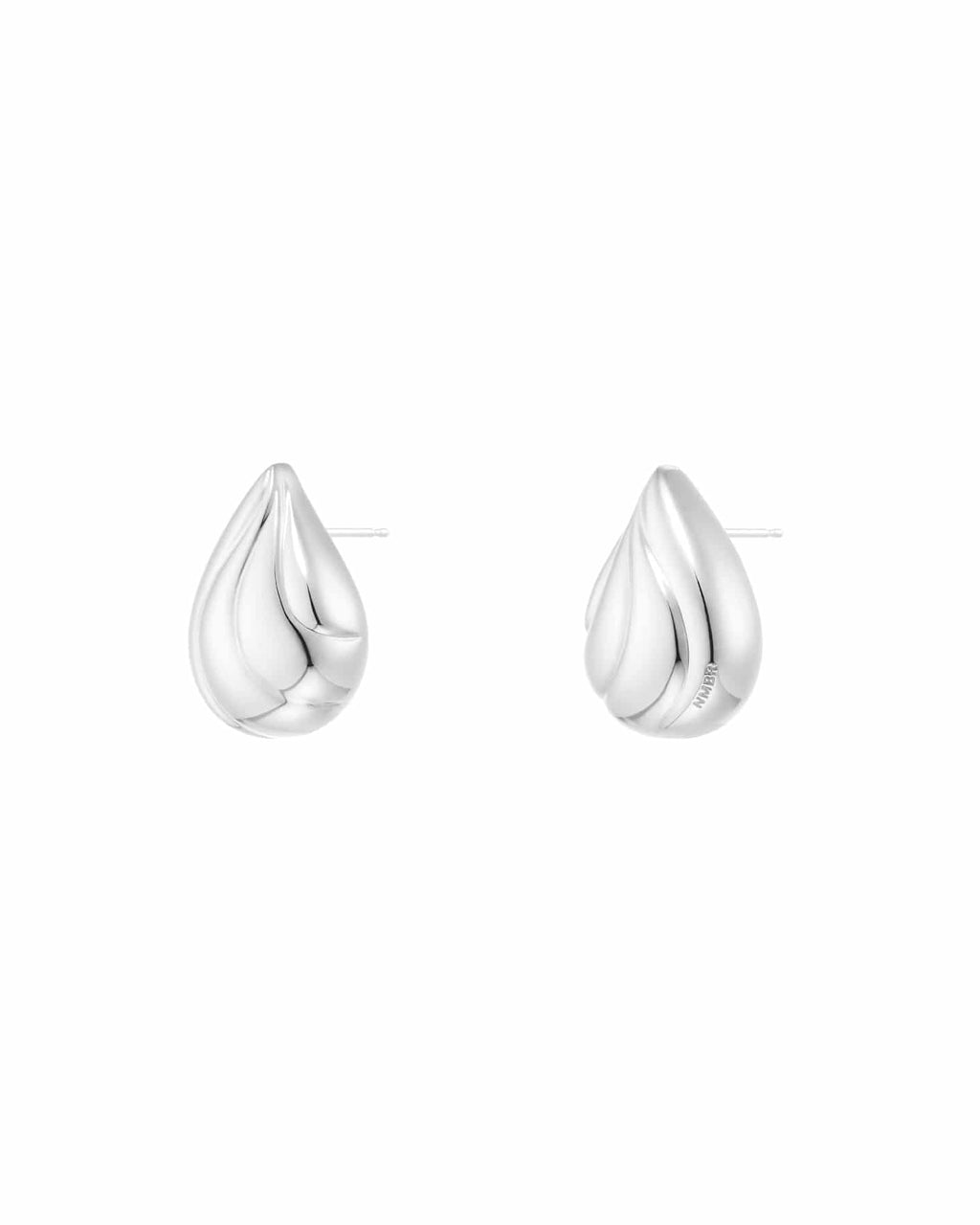 Numbering - Wavy Teardrop Stud Earrings #5135 product image 4 | TRAB K-Fashion Australia