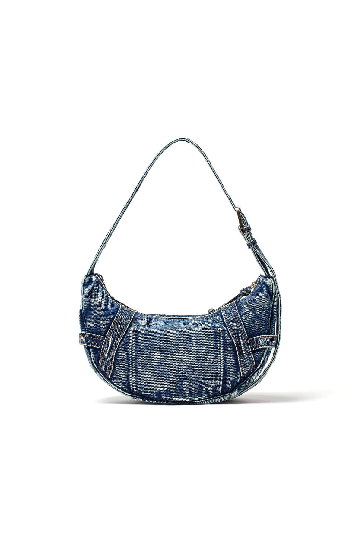 Matin Kim - Matin Washed Denim Mini Hobo Bag (Blue) product image 5 | TRAB K-Fashion Australia