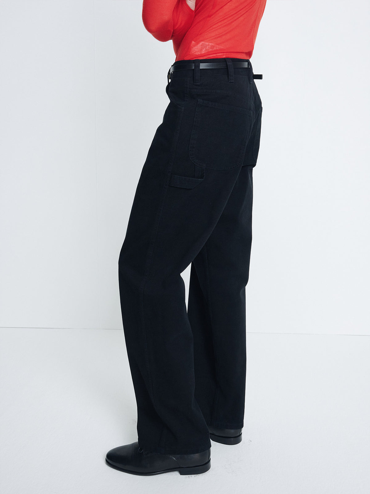 Tonywack - Brushed Cotton Painter Pants (Black) product image 6 | TRAB K-Fashion Australia