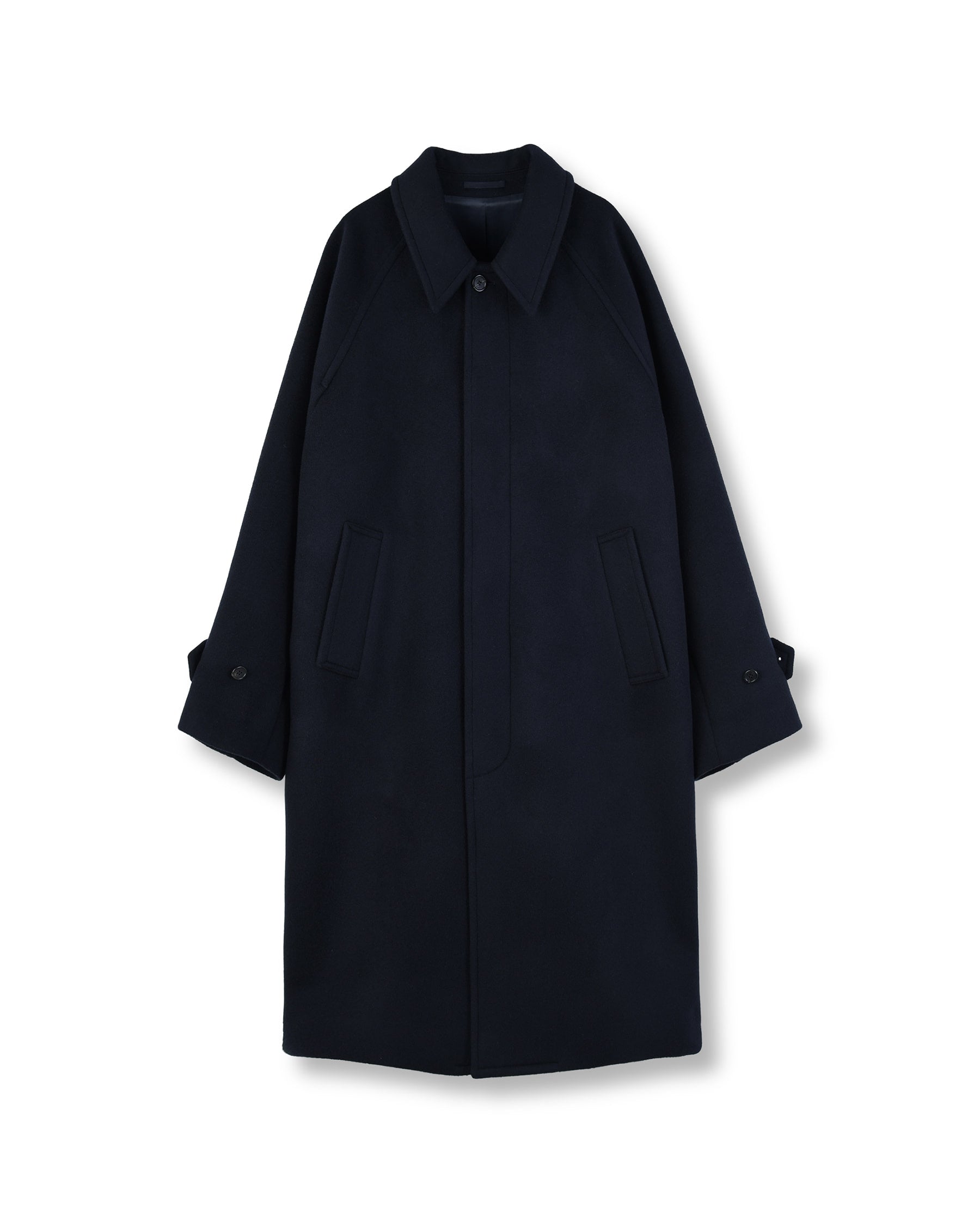 Brownyard - Balmacaan Coat (Dark Navy) product image 5 | TRAB K-Fashion Australia