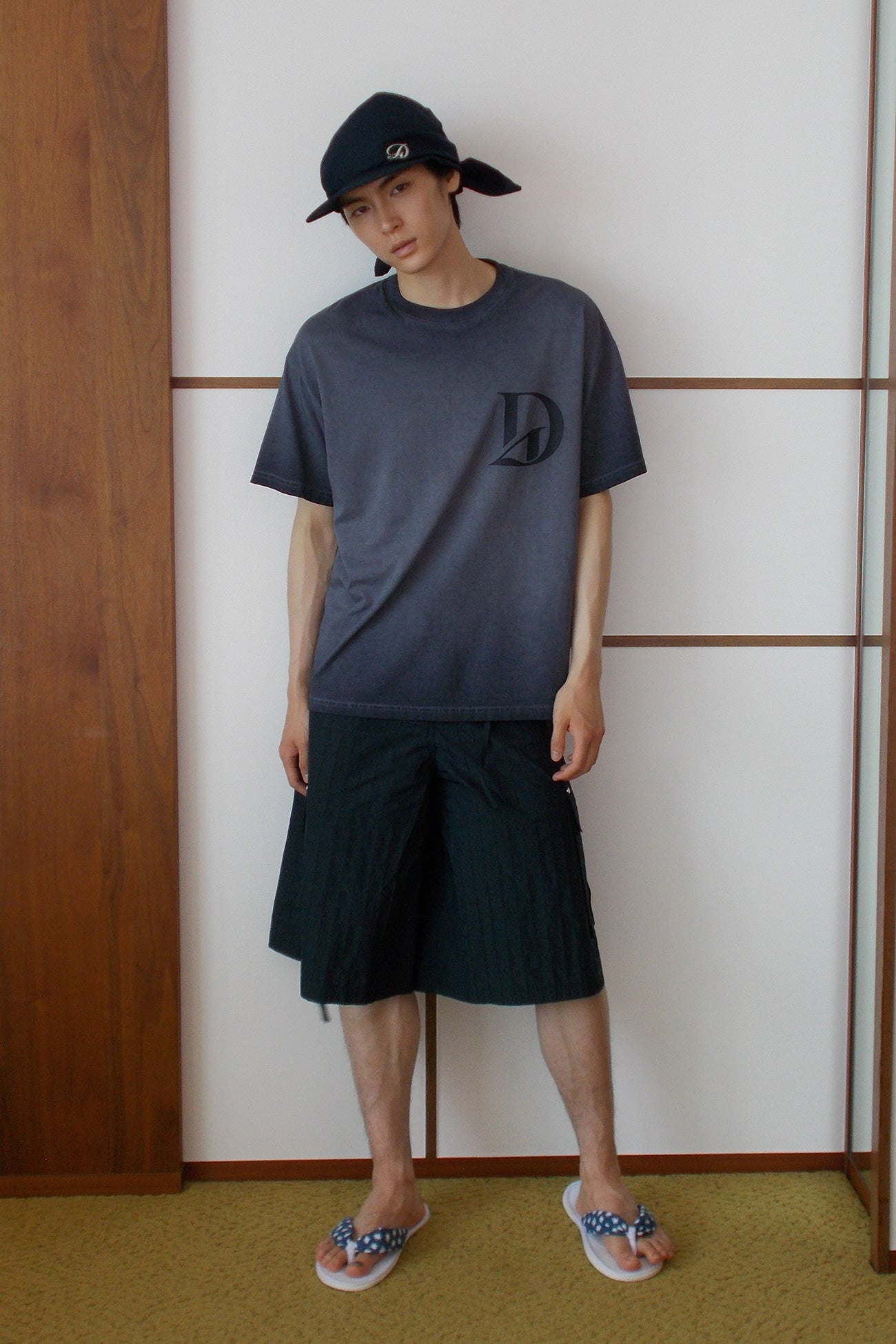 Deinet - Washed Logo T-Shirt (Black) product image 5 | TRAB K-Fashion Australia