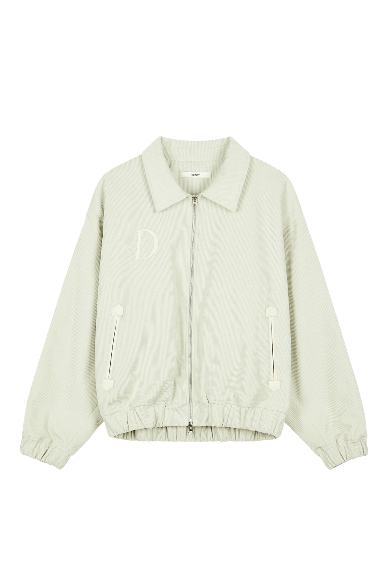 Deinet - D & Friends Corduroy Varsity Jacket (Ivory) product image 7 | TRAB K-Fashion Australia
