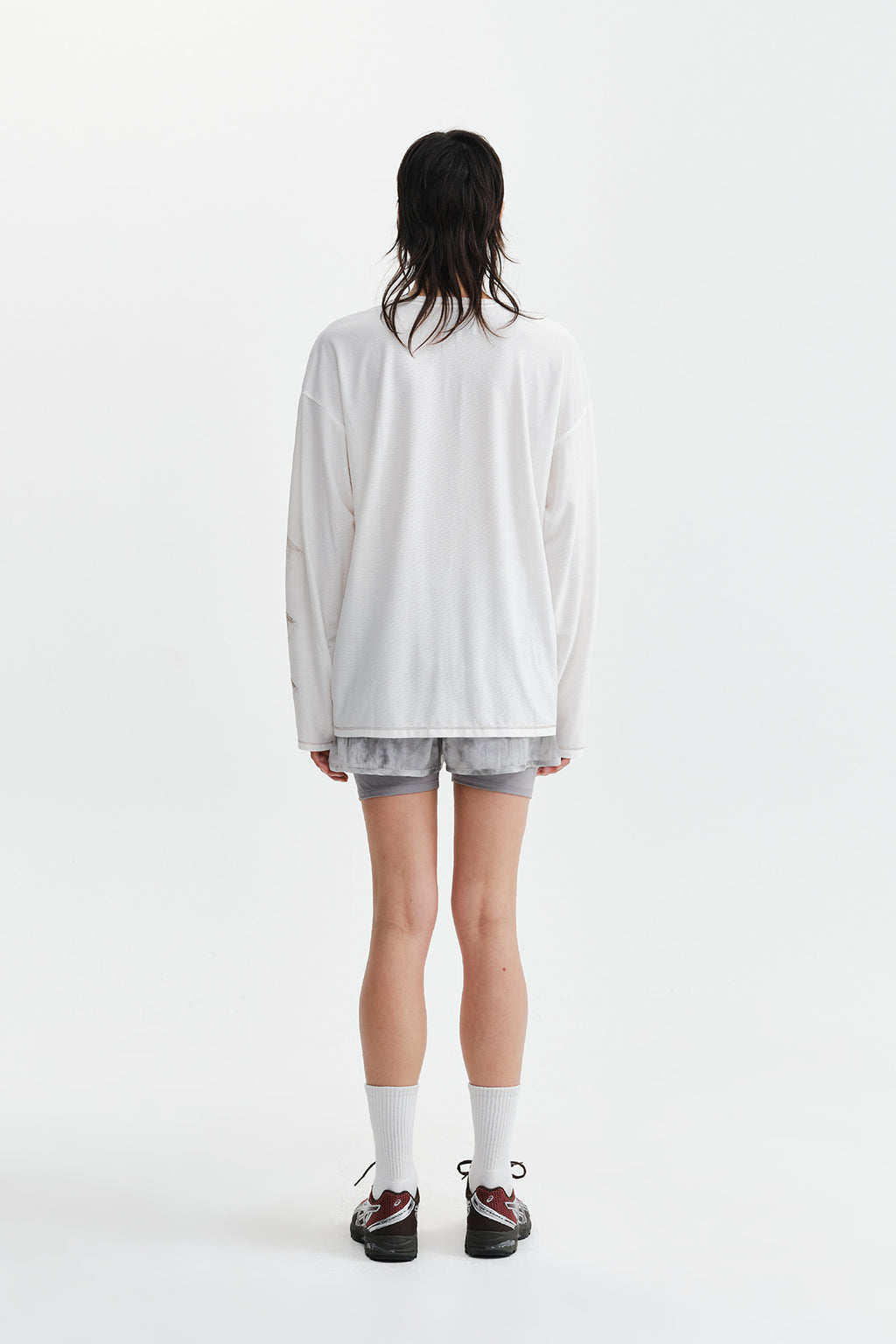 Matin Kim - Matin Pace Graffiti Covered Top (Ivory) product image 8 | TRAB K-Fashion Australia