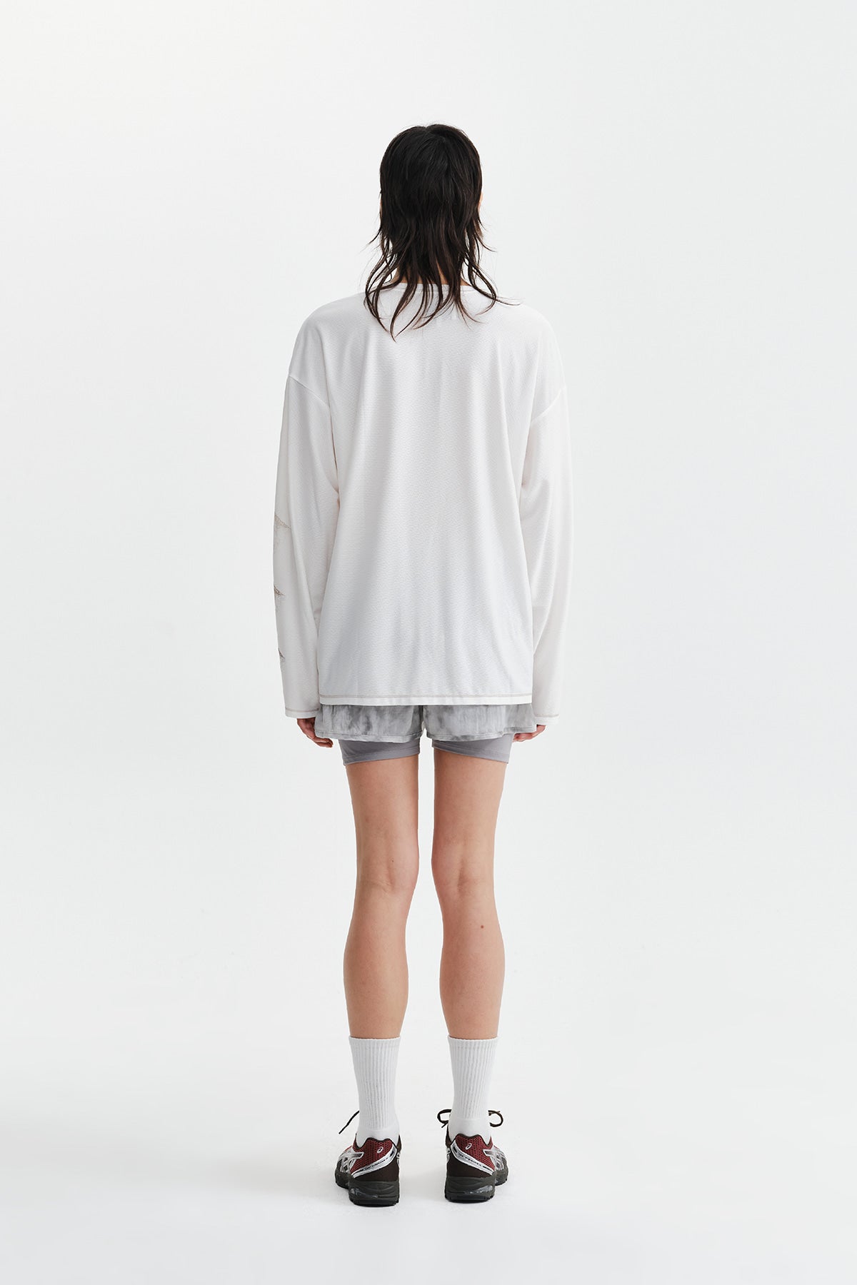 Matin Kim - Matin Pace Graffiti Covered Top (Ivory) product image 8 | TRAB K-Fashion Australia