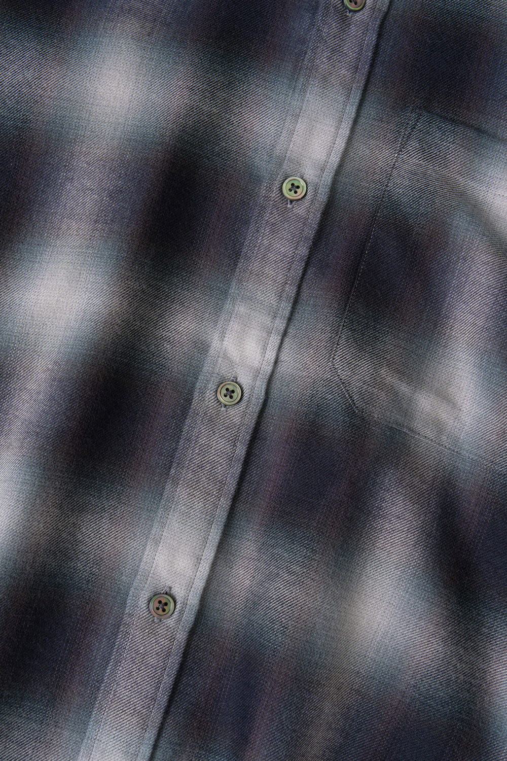 Hatchingroom - Regular Shirt Ombre Check (Blue/Grey) product image 4 | TRAB K-Fashion Australia