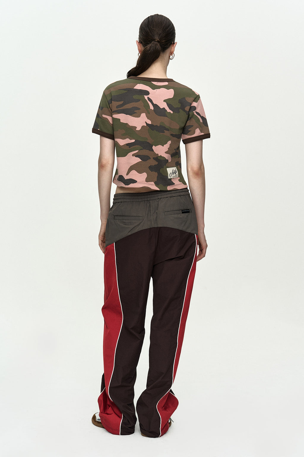 Andersson Bell - (essential) Camouflage Baby Ringer T-Shirt (Essential) product image 4 | TRAB K-Fashion Australia