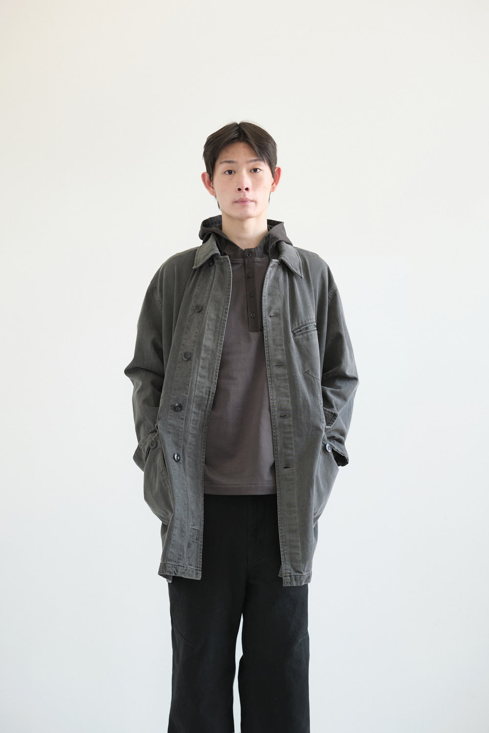Hatchingroom - Mil Coat (Grey) product image 6 | TRAB K-Fashion Australia