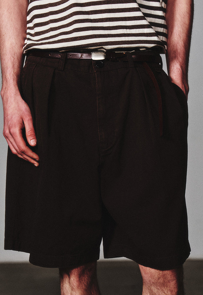 Art if acts - Washed Chino Shorts (Old Brown) product image 6 | TRAB K-Fashion Australia