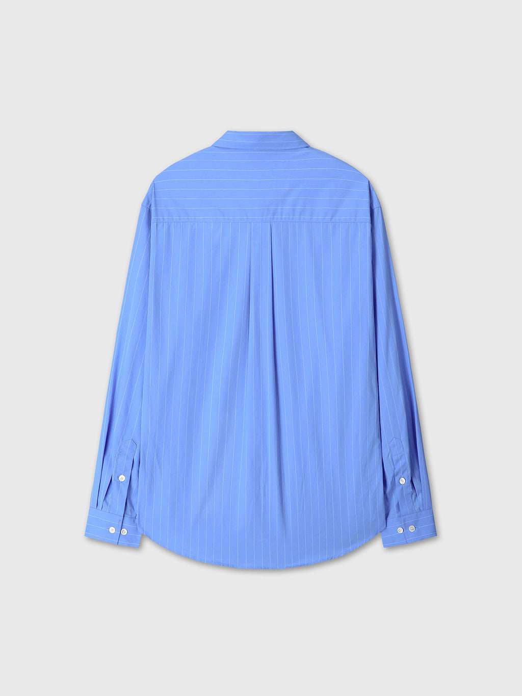 Tonywack - High Density Striped Cotton Shirt (Sky Cobalt) product image 8 | TRAB K-Fashion Australia